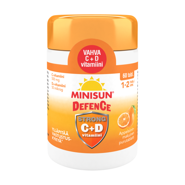 Minisun Defence Strong C+D-vitamiini 60 tabl