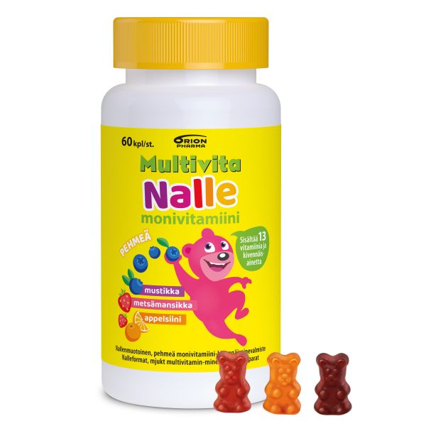 Multivita Nalle monivitamiini 60 tabl