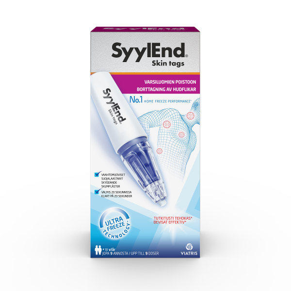 SyylEnd Skin tags jäädytyshoito varsiluomien poistoon 14,3 g
