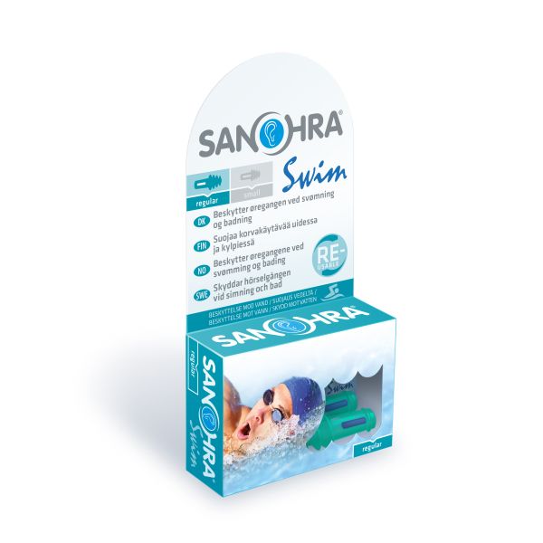 Sanohra swim korvatulpat aikuinen 1 pari